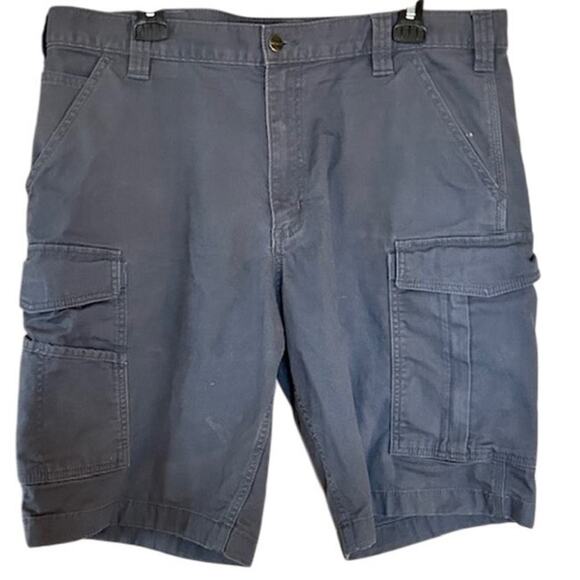 Carhartt Relaxed Fit Gray Cargo Shorts Mens size 38 - Picture 1 of 5